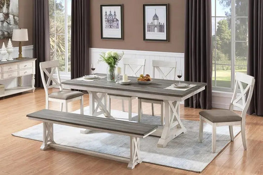 BAR HARBOR DINING TABLE - CREAM