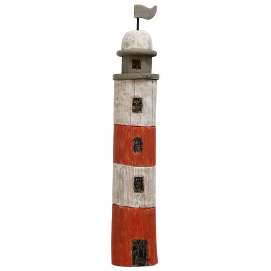 Lg Natural Wood Lighthouse