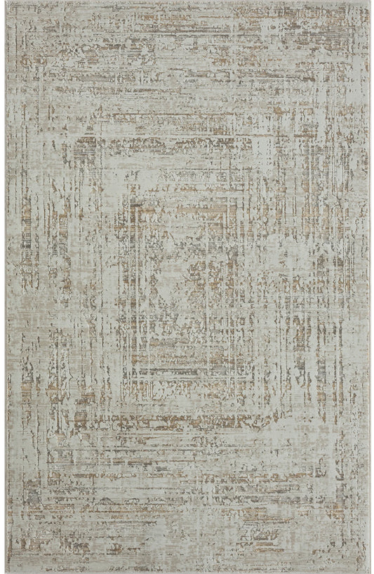 5 X 7'11 BRISB BEIGE/GRAY RUG