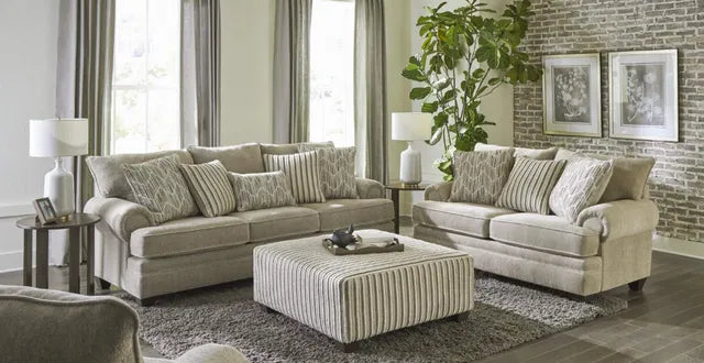 LEXINGTON LINEN GREY SOFA