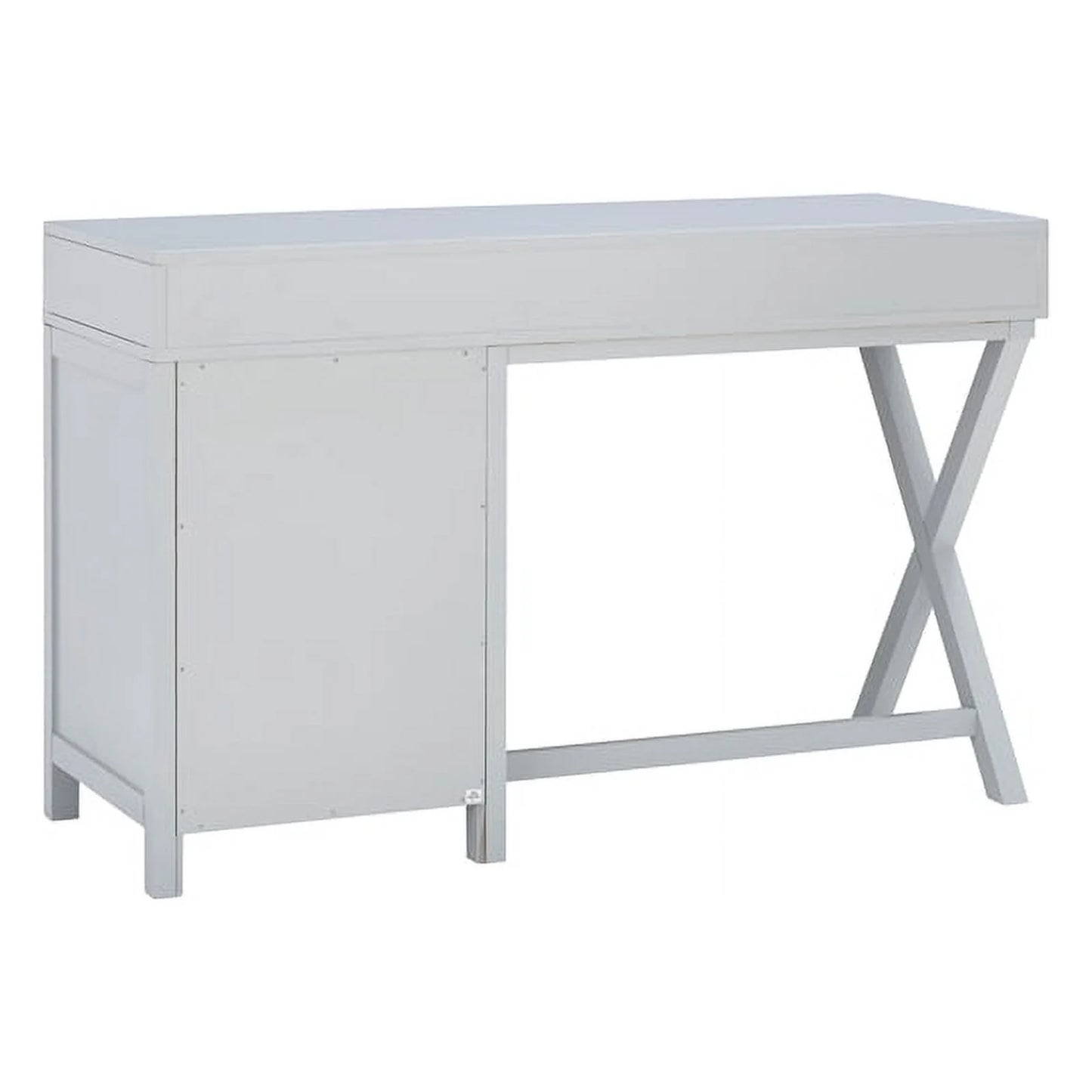 PEGGY GREY SIDE STORAGE DESK