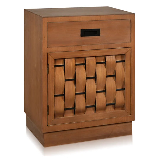 Basket Weave Accent Table