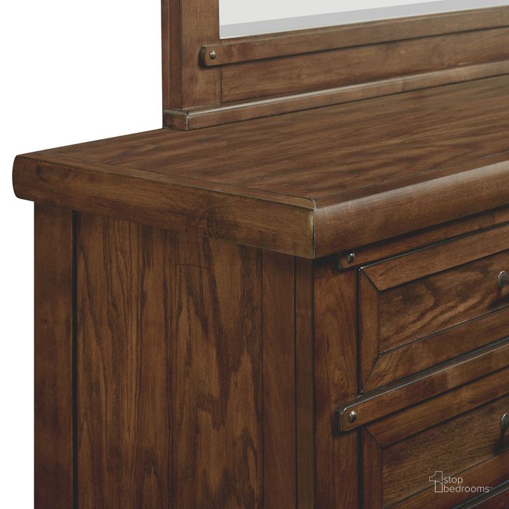FAIRFAX COUNTY DRESSER WITH MIRROR