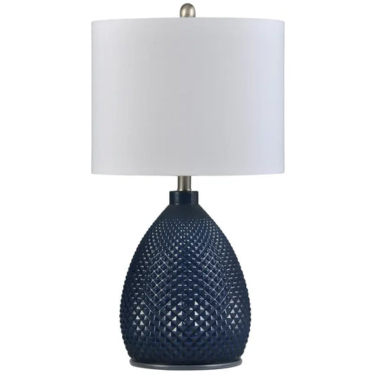 NAVY BLUE TRANSITIONAL LAMPS