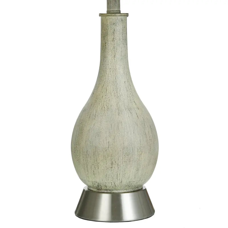 GRAY WASH TABLE LAMP