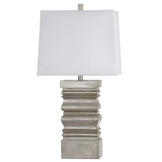 Silver Leaf Lamp