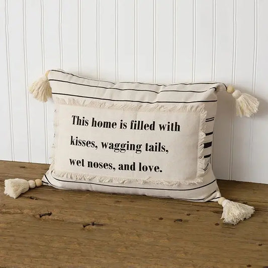 PILLOW - KISSES & WAGGING TAILS