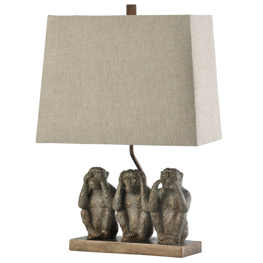 Speak No Evil Monkey Lamps