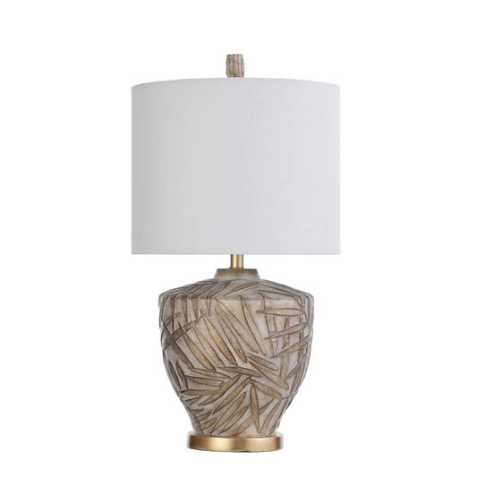 Baffo Gold Jar Shaped Lamp