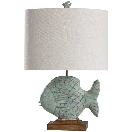 Nemo Carved Fish Lamp