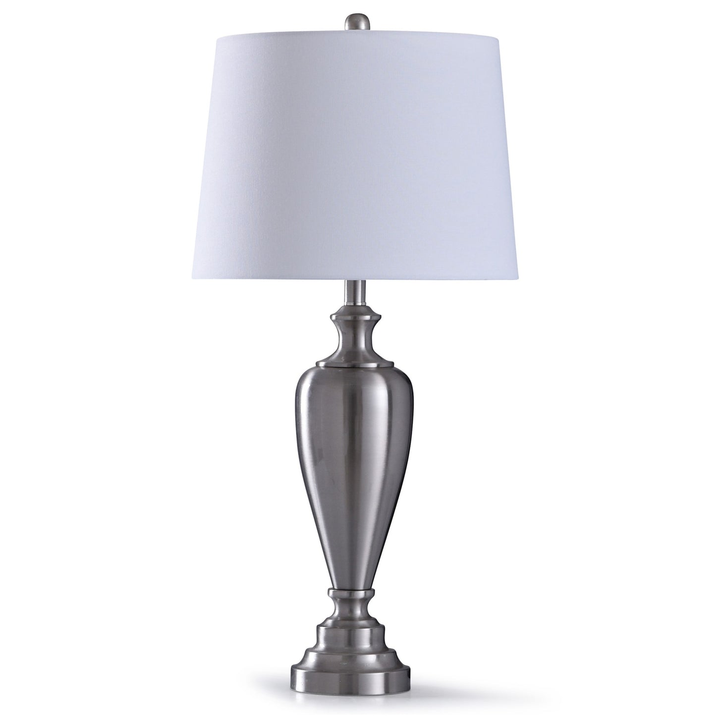 TRADITIONAL SILVER TABLE LAMP