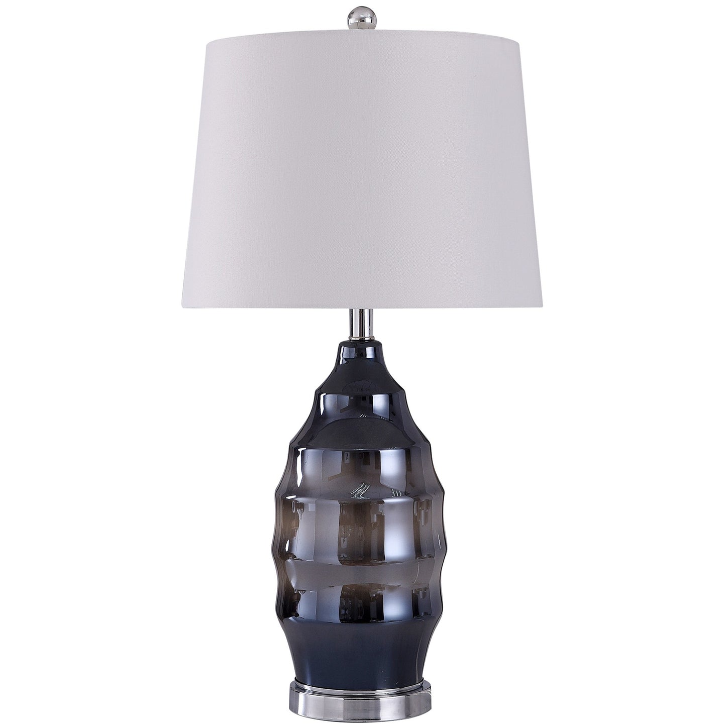 Bella Gray Glass Lamp