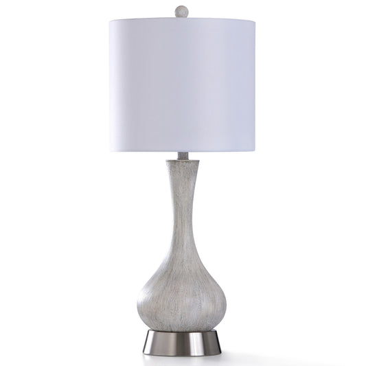 CHRYSTAL CREAM TABLE LAMP