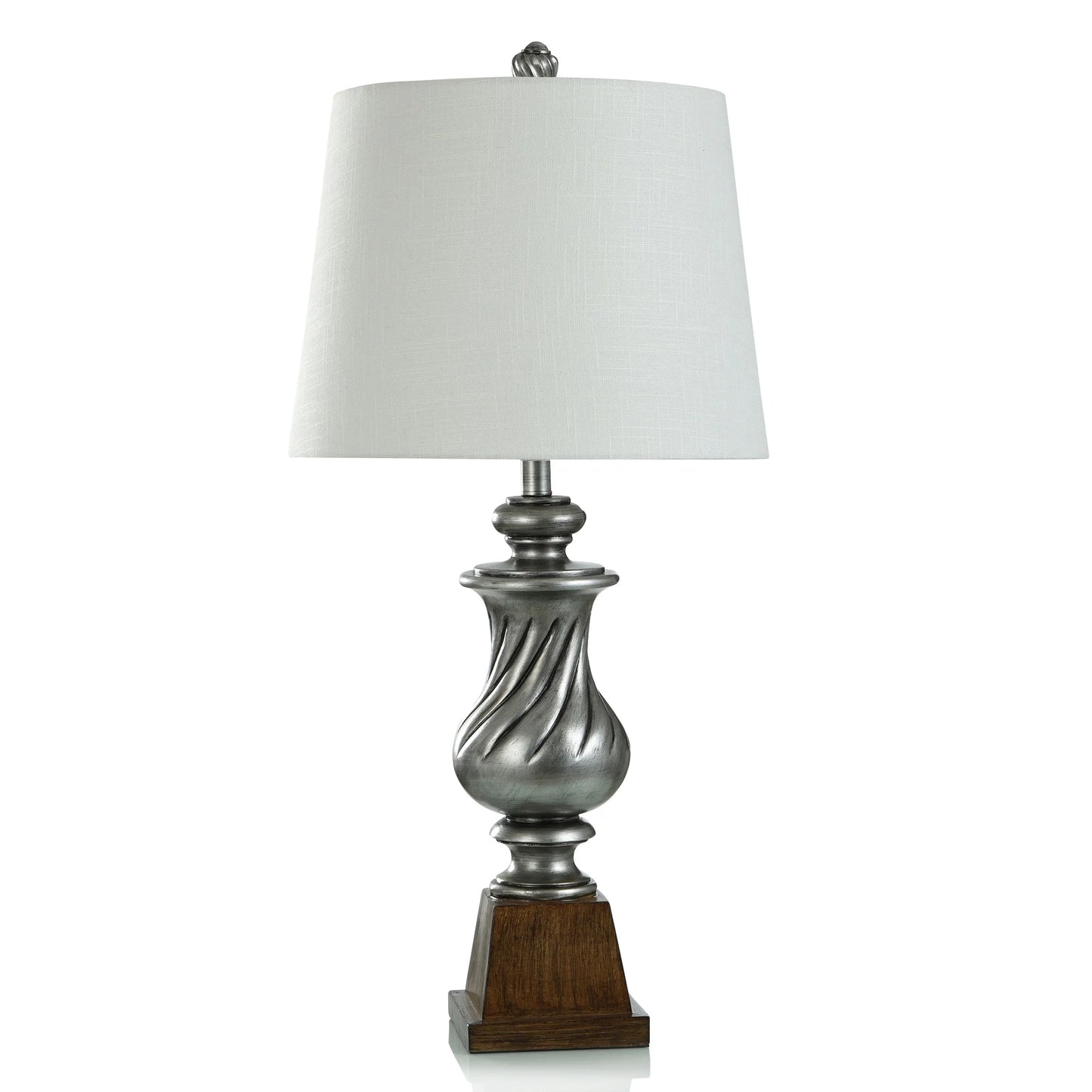 WORTHBY SILVER TABLE LAMP