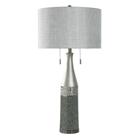 COMPAS SILVER TABLE LAMP