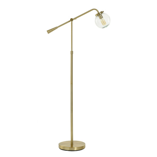 ANTIQUE BRASS FLOOR LAMP