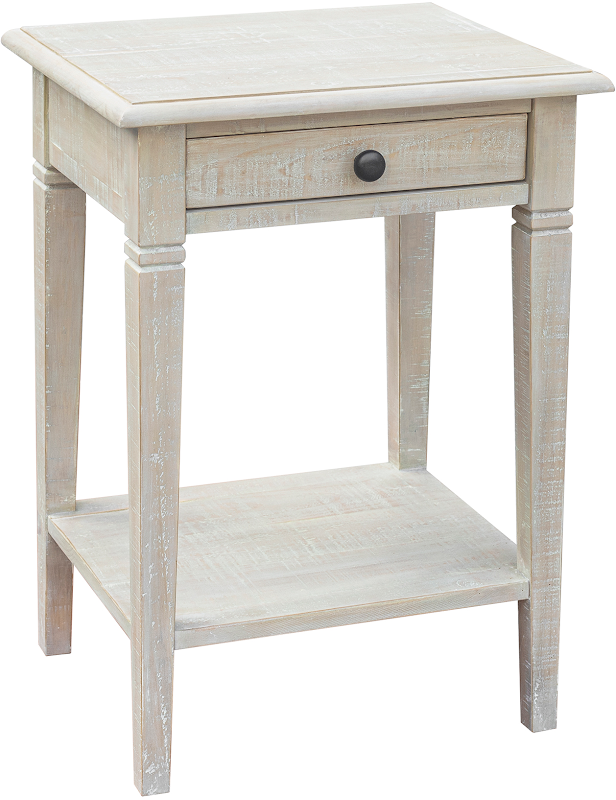 DOVER CHAIRSIDETABLE -OFF WHITE