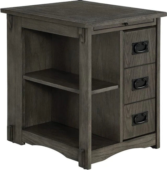 Mission Side Table - Gray