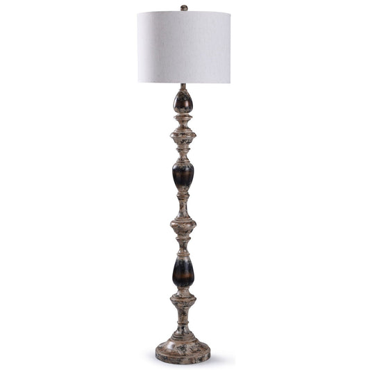 Bishop Cream Floor Lamp