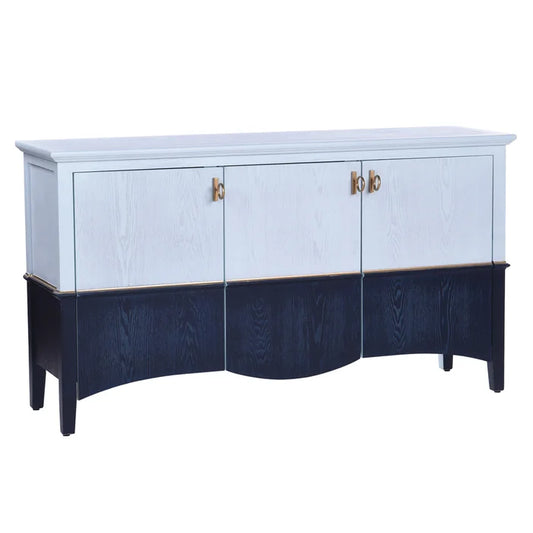 2 Tone Blue 3 door sideboard