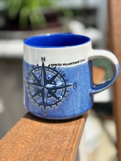 SML ARTISAN MUG COMPASS ROSE