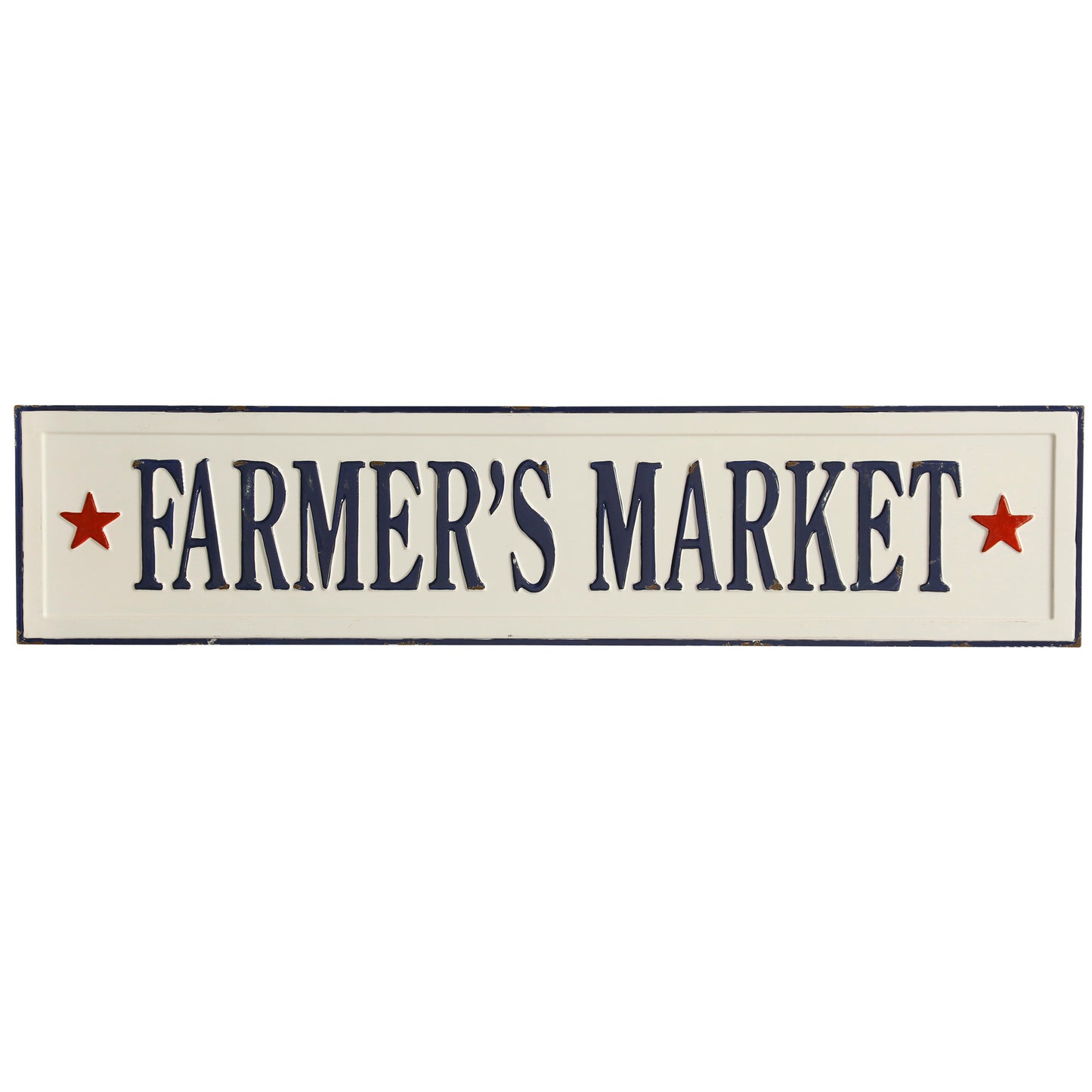 Farmers Market Metal Sign