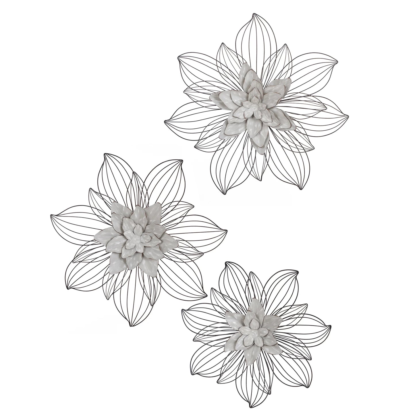 FLOWER METAL WALL DECOR