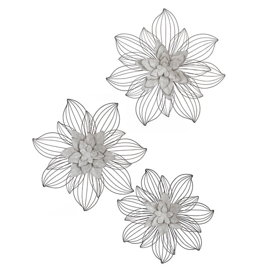 FLOWER METAL WALL DECOR