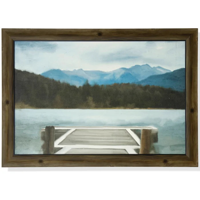 Textured framed dock