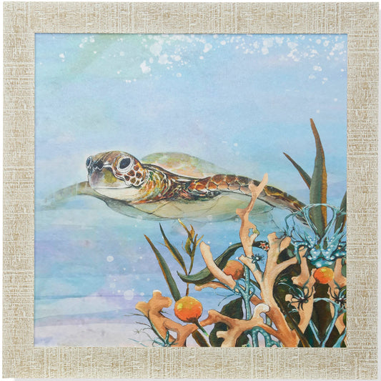 SEA TURTLE FRAMED PRINT